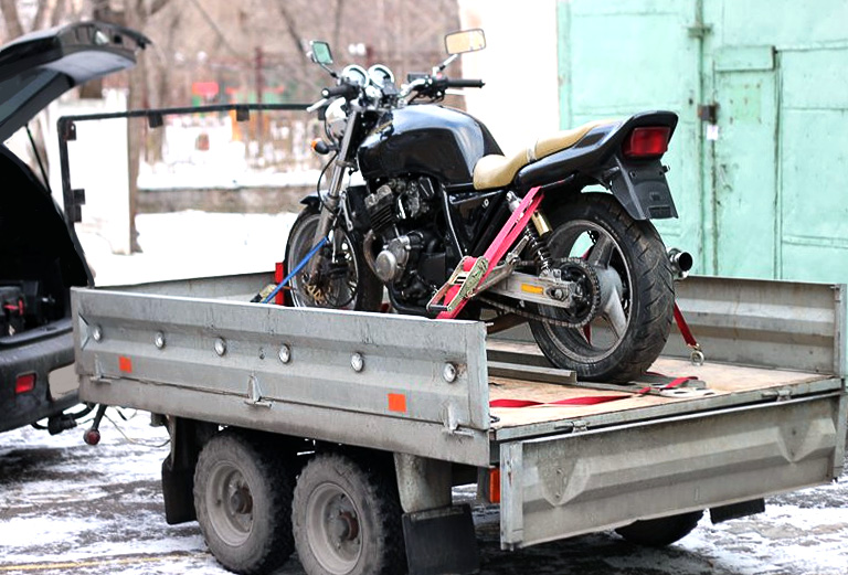 Мотоцикл из Москвы в Яркинский